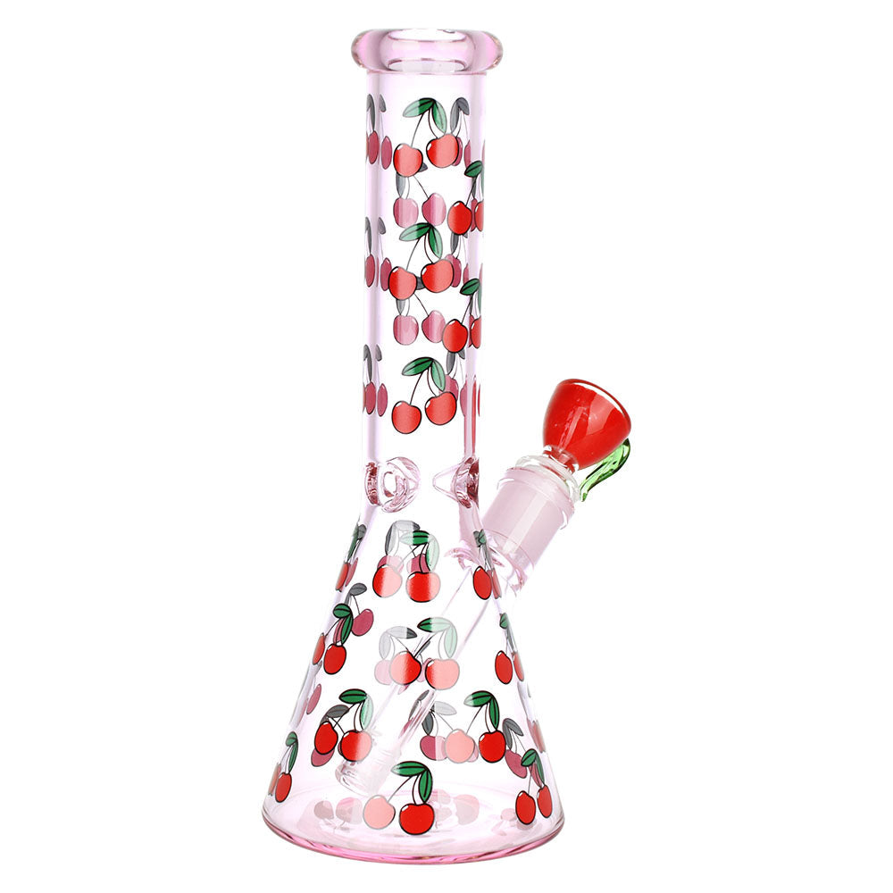 Life Is A Bowl Of Cherries Beaker Water Pipe | 10" | 14mm F