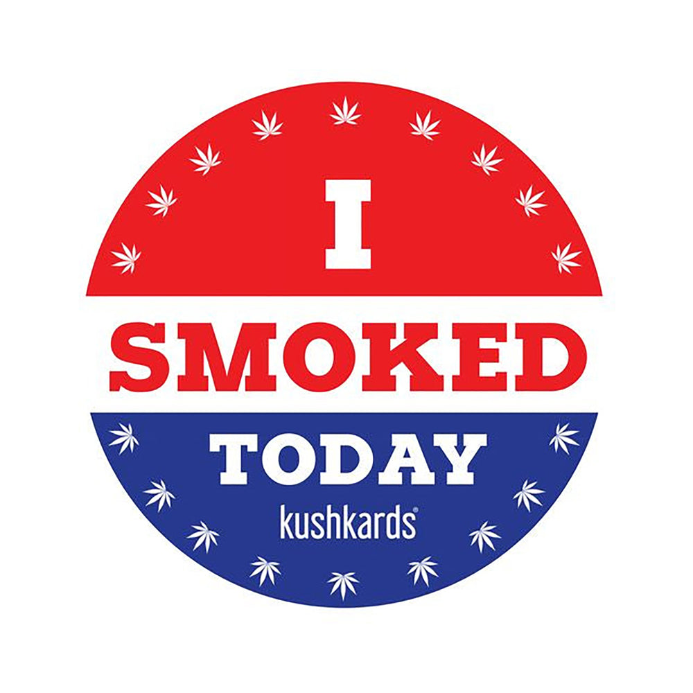 I Smoked Today Sticker 3-Pack KushKards