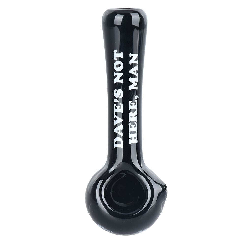 Cheech & Chong Dave's Not Here, Man Glass Spoon Pipe - 4.5"