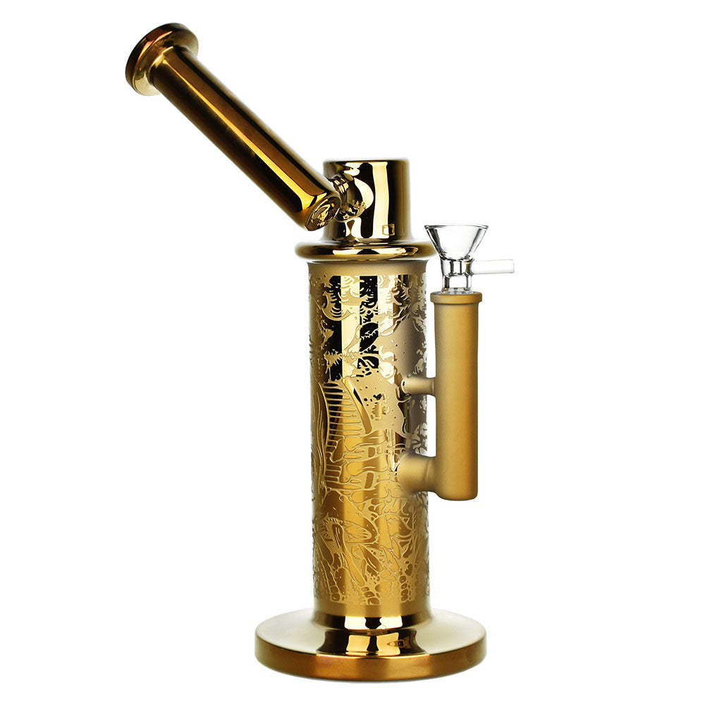 Death & Decay Electroplated Water Pipe - 10.75"/14mm F/Clrs Vry