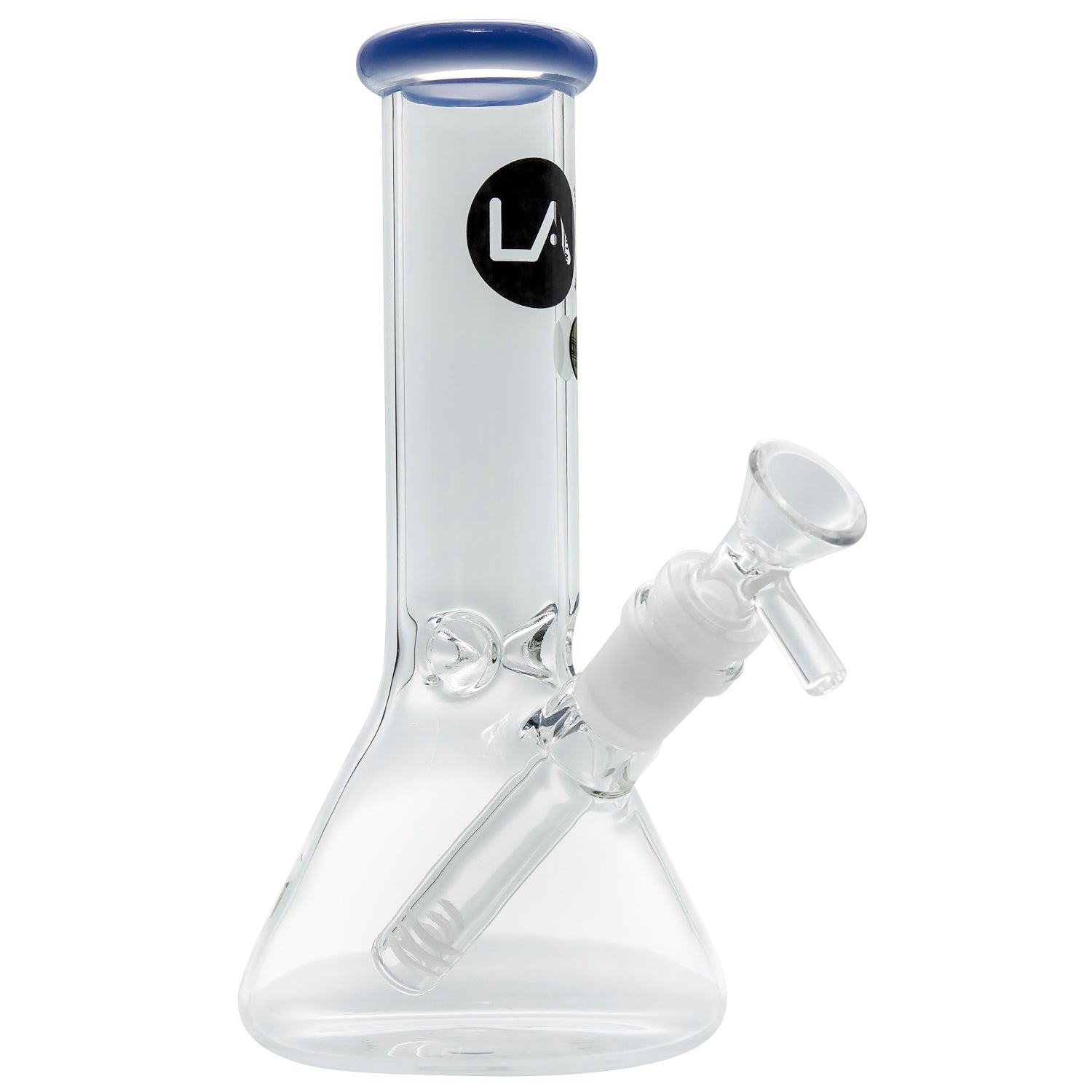 LA Pipes Beaker Bong - Multiple Colors - 8"