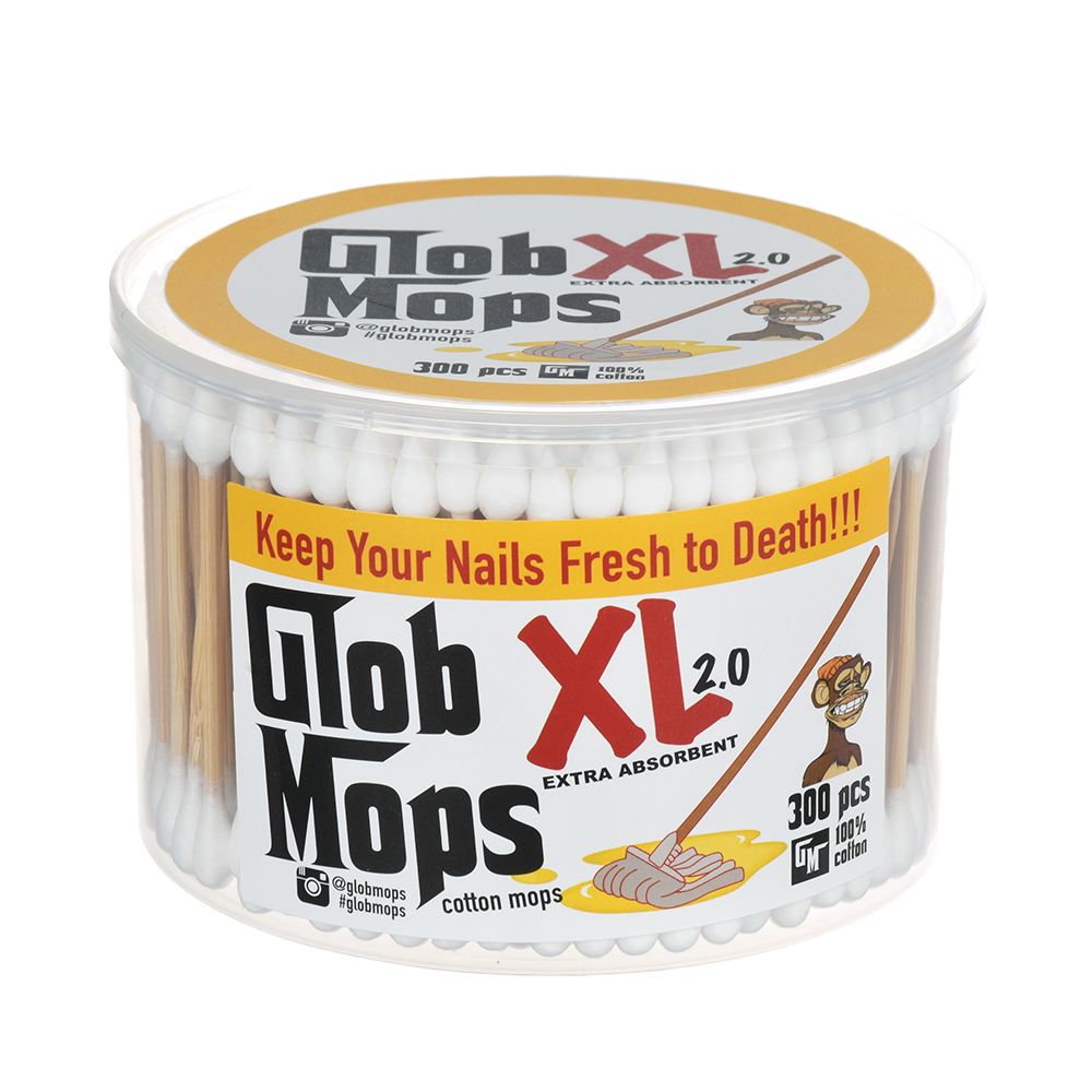 Glob Mops XL 2.0 Dual Tip Cotton Swabs 300ct