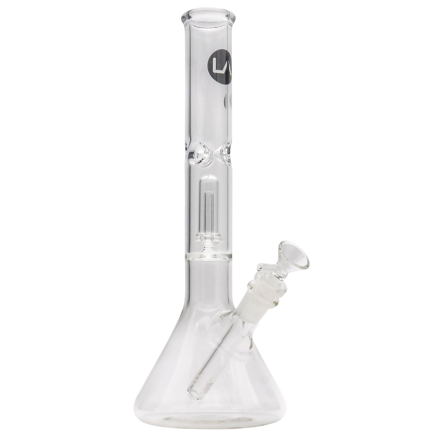 LA Pipes Single or Double Showerhead Perc Beaker Bong