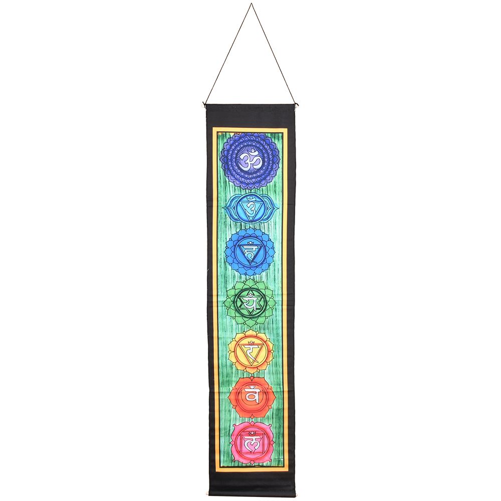 Threadheads Chakra Prayer Wall Hanging - 43" x 11"