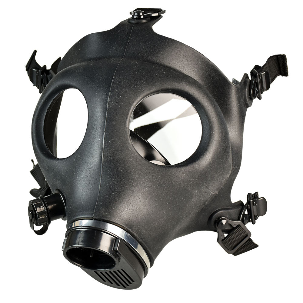 Headway Gas Mask W/ Acrylic Water Pipe - 9"-13"/Styles & Colors Vary