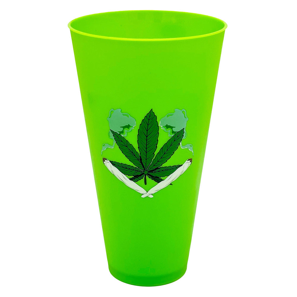 Hemp Leaf And Joints Jumbo Cup - 42oz