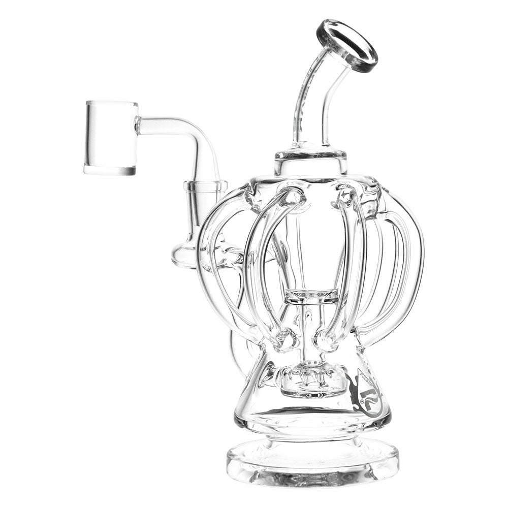 Pulsar Six-Arm Recycler Rig - 8" / 14mm F / Clear