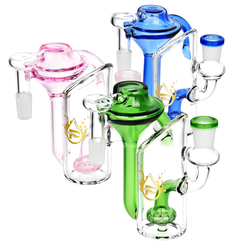 Pulsar Alchemist Recycler Ash Catcher | 14mm | 5" | Colors Vary