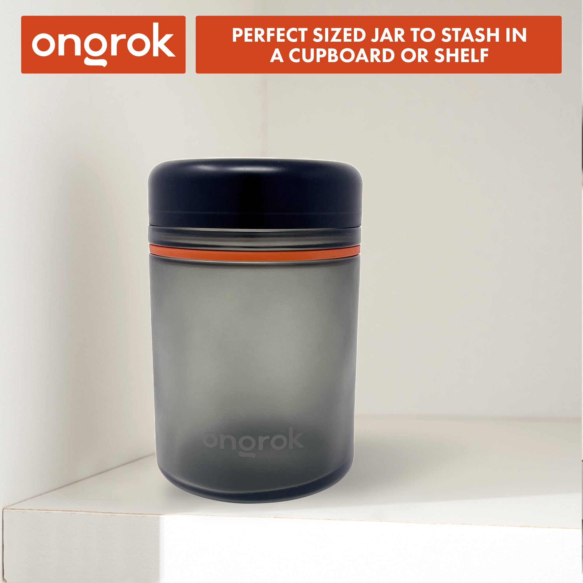 Ongrok 1000ml Child Resistant Storage Jar, 1 pack