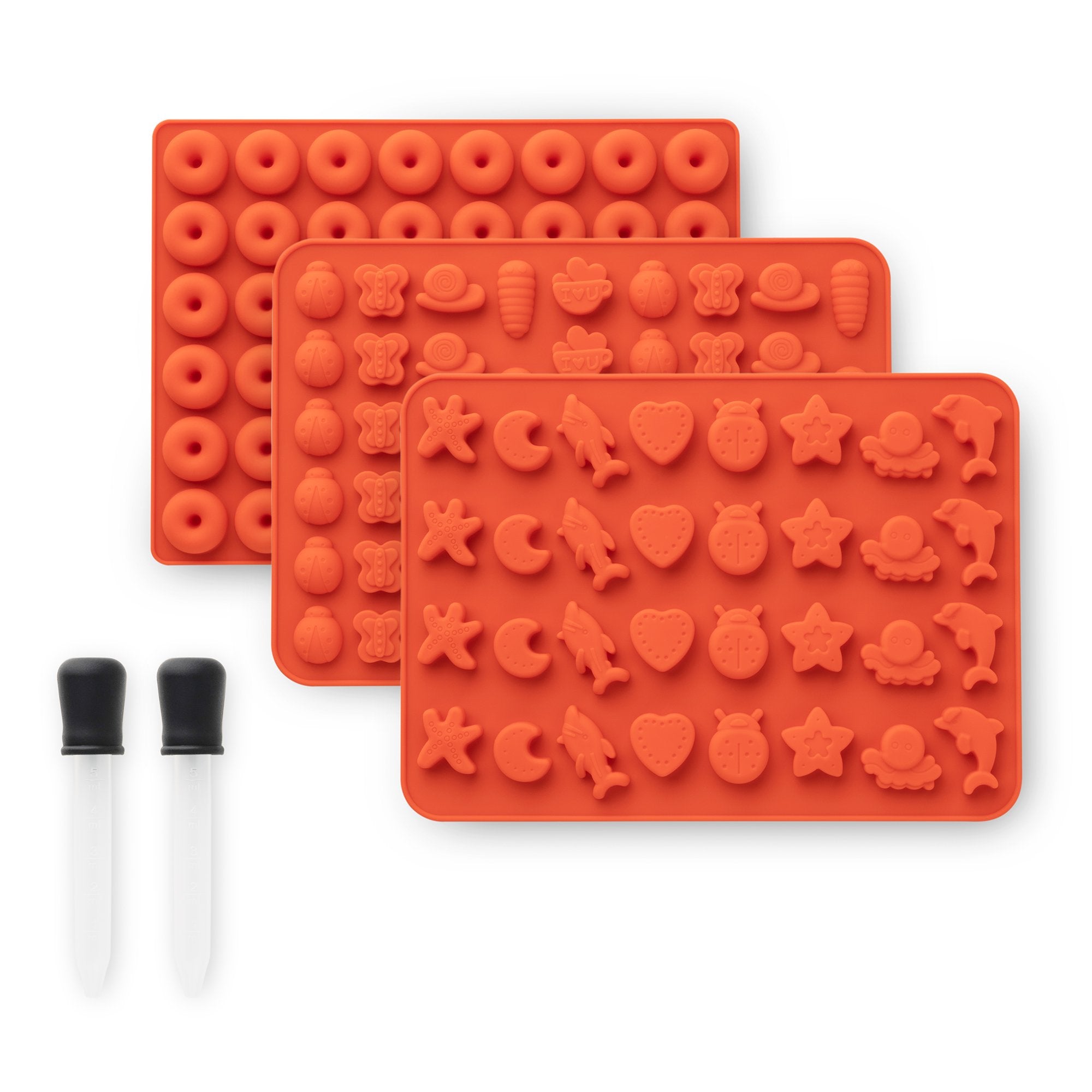 Ongrok Silicone Gummy Molds with Droppers