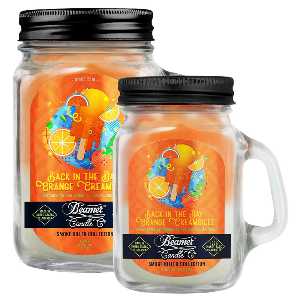 Beamer Candle Co. Mason Jar Candle | Back In The Day Orange Creamsicle