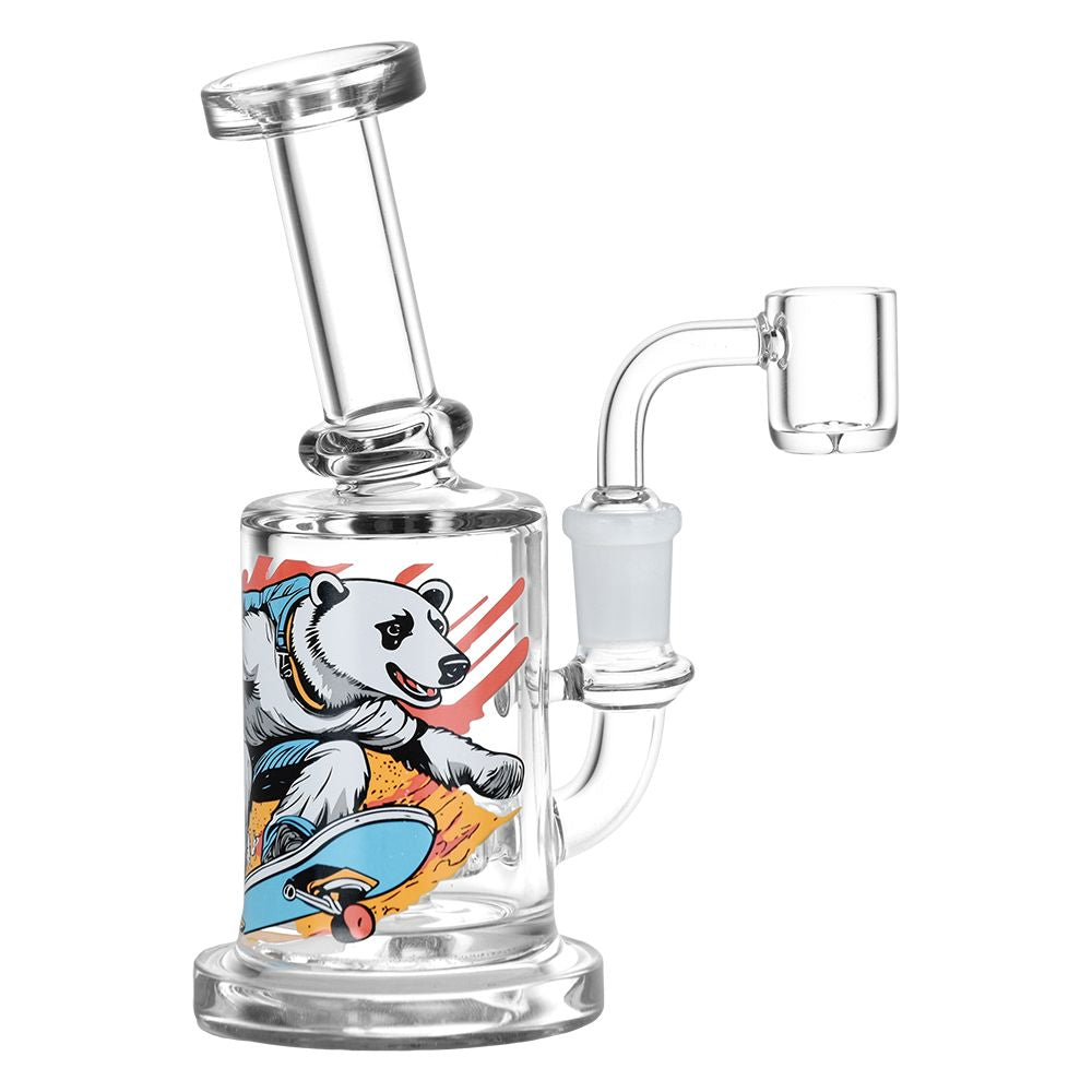 Sub-Zero Shredder Polar Bear Glass Dab Rig - 6.25" / 14mm F