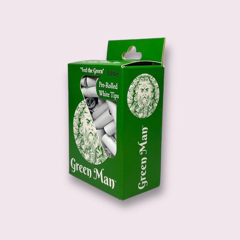 Green Man 100ct Pre-Rolled Tips Box