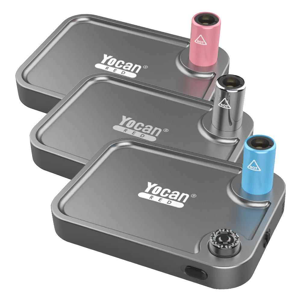 Yocan Red Slate 2-in-1 Torch And Tray | 5.7" x 4.1"