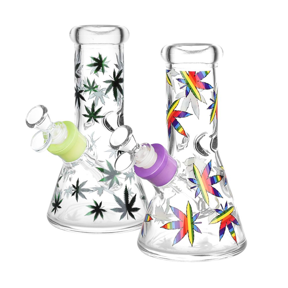 420 Celebration Glass Beaker Water Pipe | 8" | 14mm F