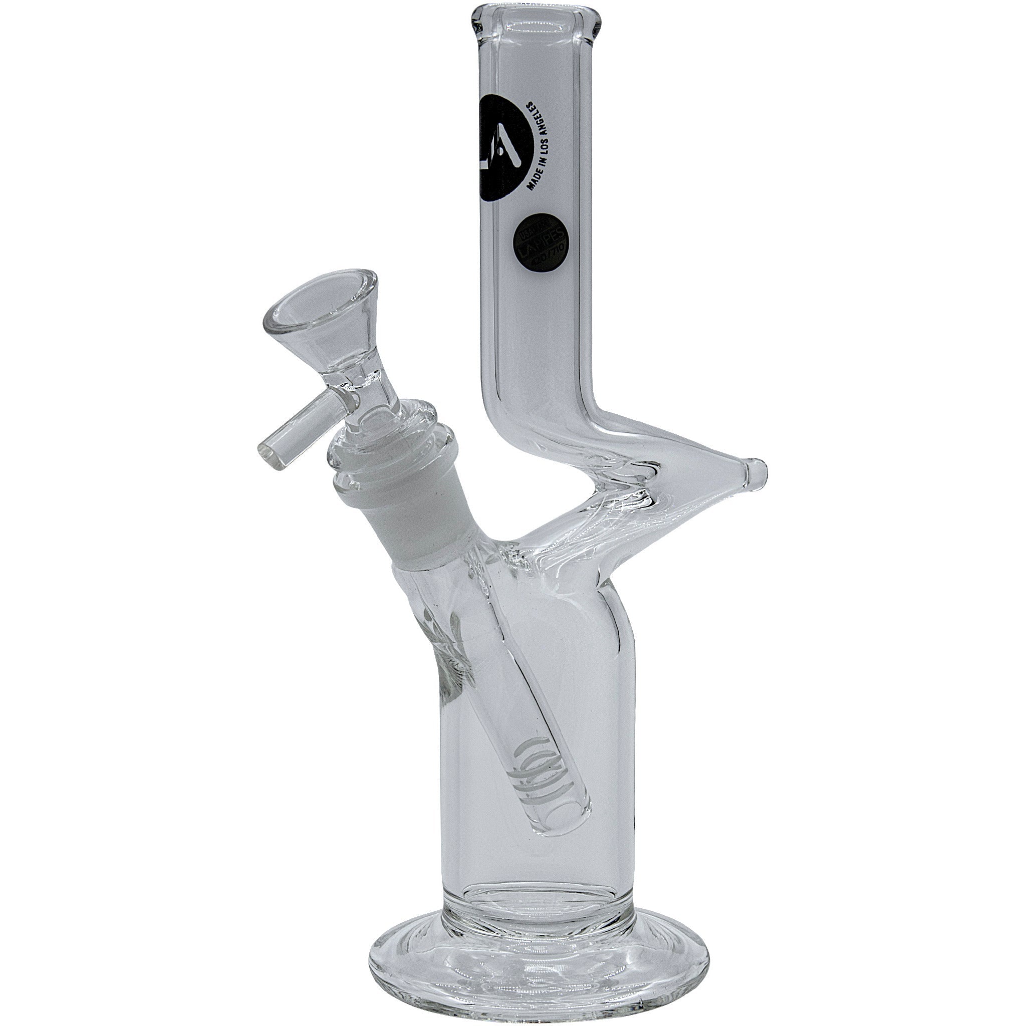 LA Pipes "The Zig" Straight Zong Style Bong