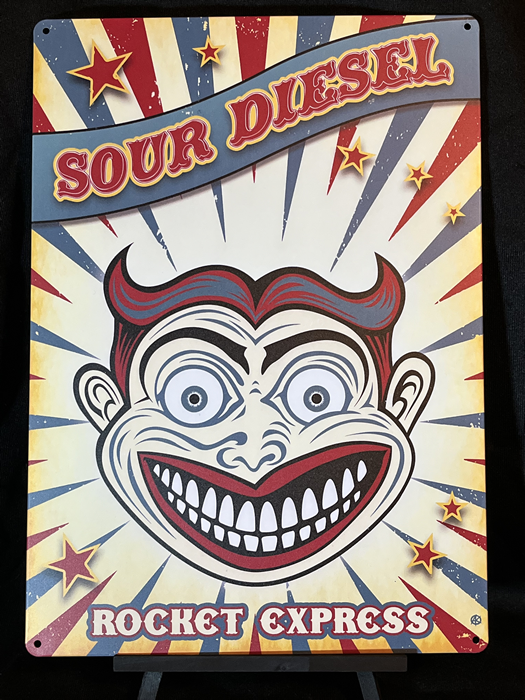 Sour Diesel Coney Head 32 CM x 48 CM Aluminum Sign