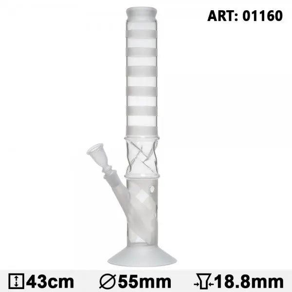 17" Trippy Sand Glass Bong Water Pipe