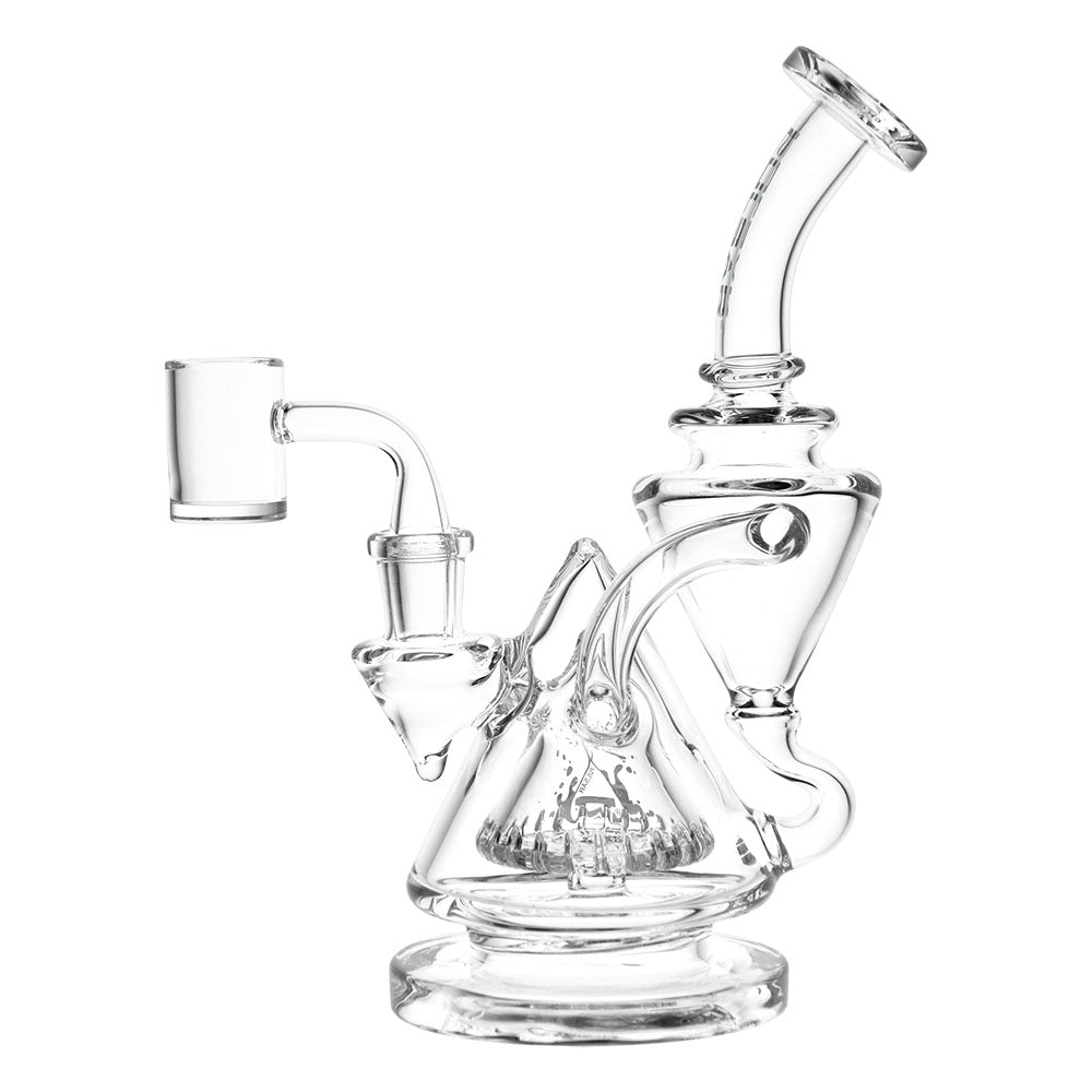 Pulsar Pyramid Baller Recycler Rig - 8" / 14mm F / Clear